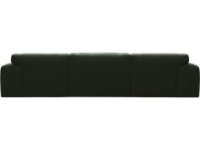 Copenhagen Muse Forest Chaise Sofa - 3 Seater color Muse Forest