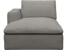 Cloud Deep Slip Cover Isla Soft Grey color Isla Soft Grey