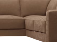 Monica Tribute Chestnut Corner Sofa - 5 Seater color Tribute Chestnut