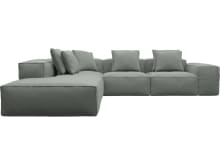 Riley Tribute Storm Modular Sofa - Arm, 2x Armless, Corner, Left Terminal color Tribute Storm