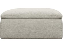 Cloud Ottoman Boucle Ivory color Boucle Ivory