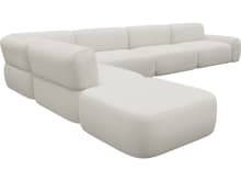 Beckett Tribute Ice Modular Sofa - 7 Piece color Tribute Ice