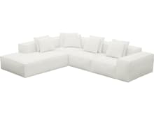 Riley Tribute Shell Modular Sofa - Arm, 2x Armless, Corner, Left Terminal color Tribute Shell