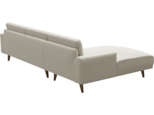 Dane Muse Flax Chaise Sofa - 3 Seater color Muse Flax