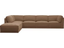Emily Modular Sofa Tribute Chestnut - 6 Piece color Tribute Chestnut