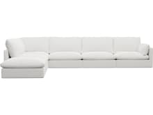 Willow Noa Fog Modular Sofa - 6 Seater LAF Terminal color Noa Fog