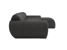 Malmo California Charcoal Chaise Sofa - 3 Seater color California Charcoal