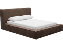 Riley Muse Chocolate Bed Frame color Muse Chocolate