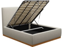 Haven Dark Gas Lift Bed Noa Desert color Noa Desert