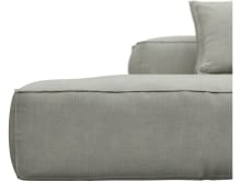Riley Toorak Pebble Modular Sofa - 1x Arm, 2x Armless, 1x Left Terminal color Toorak Pebble