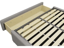 Aria Drawer Bed Isla Soft Grey color Isla Soft Grey