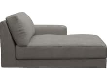 Monica Isla Soft Grey Right Arm Facing Chaise Module color Isla Soft Grey