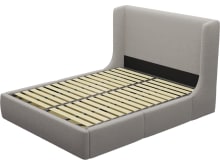 Lucy Drawer Bed Boucle Pumice color Boucle Pumice