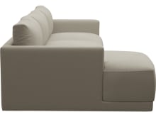 Haven Apt Plaza Natural Chaise Sofa color Plaza Natural