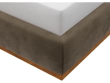 Haven Dark Gas Lift Bed Tribute Walnut color Tribute Walnut