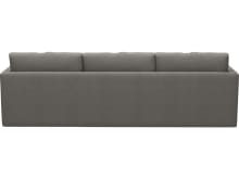Haven Apt Isla Soft Grey Chaise Sofa color Isla Soft Grey