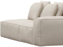 Riley Santa Fe Sand Modular Sofa - 1x Arm, 1x Armless, 1x Left Terminal color Santa Fe Sand