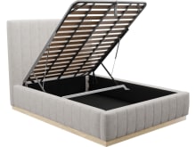 Brentwood Gas Lift Bed Avon Mineral color Avon Mineral