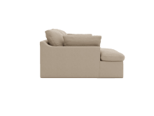 Retreat Blaze Latte Chaise Sofa - 3 Seater color Blaze Latte