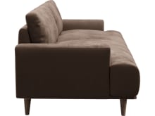Dane Muse Chocolate Sofa - 3 Seater color Muse Chocolate