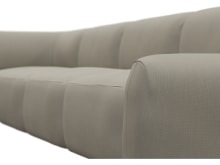 Beckett Plaza Natural Modular Sofa - 7 Piece color Plaza Natural
