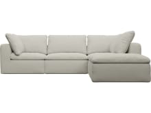 Cloud California Ivory Modular Sofa - 5 Piece color California Ivory