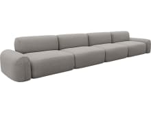 Beckett Boucle Pumice Modular Sofa - 4 Seater color Boucle Pumice