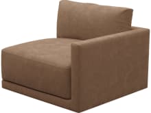 Haven Tribute Chestnut Right Arm Facing Chair Sofa Module color Tribute Chestnut