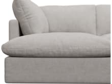 Willow Avon Mineral Modular Sofa - 6 Seater LAF Terminal color Avon Mineral