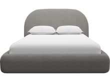 Capri Gas Lift Bed Isla Soft Grey color Isla Soft Grey