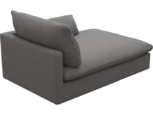 Willow California Slate Chaise Right Arm Facing Sofa Module color California Slate