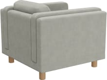 Hayes Toorak Pebble Armchair color Toorak Pebble