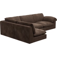 Ludlow Muse Chocolate Sofa - 4 Seater LAF Terminal color Muse Chocolate