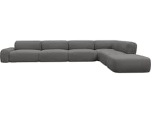 Beckett California Slate Modular Sofa - 7 Piece color California Slate