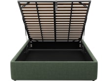Leo Gas Lift Bed Base Tribute Dark Jade color Tribute Dark Jade