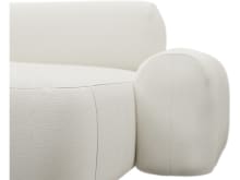 Beckett Tribute Shell Chaise Sofa - 3 Seater color Tribute Shell