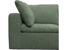 Cloud Tribute Dark Jade Modular Sofa - 5 Piece color Tribute Dark Jade