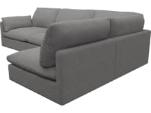 Willow California Slate Corner Sofa - 4 Seater RAF Terminal color California Slate