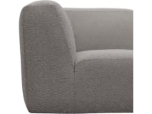 Copenhagen Boucle Pumice Square Corner Chair Sofa Module color Boucle Pumice