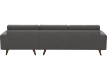 Dane California Slate Chaise Sofa - 3 Seater color California Slate