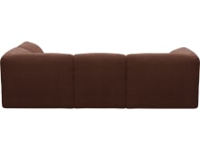 Kai Muse Rust Modular Sofa - 4 Seater and Ottoman color Muse Rust