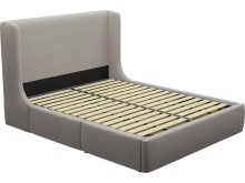 Lucy Drawer Bed Boucle Pumice color Boucle Pumice