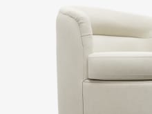 Penelope Swivel Chair Muse Flax color Muse Flax