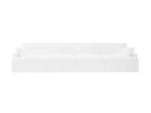 Retreat Muse Frost Modular Sofa - 4 Piece color Muse Frost