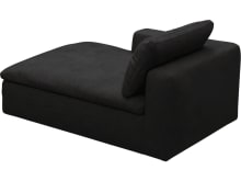 Cloud Deep Chaise Left Module California Charcoal color California Charcoal