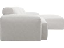 Copenhagen Noa Fog Chaise Sofa - 3 Seater color Noa Fog