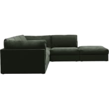 Finley Muse Forest Modular Sofa - 5 Seater RAF Terminal color Muse Forest