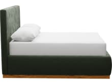 Haven Dark Gas Lift Bed Muse Forest color Muse Forest