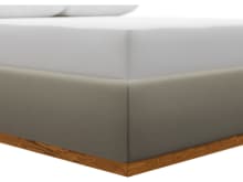 Haven Dark Gas Lift Bed Plaza Natural color Plaza Natural