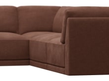 Emily Modular Sofa Muse Rust - 5 Piece color Muse Rust